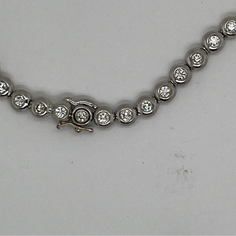 Tiffany & Co. Diamond Necklace in Platinum, '5.50 CTW' - Picture 8 of 11
